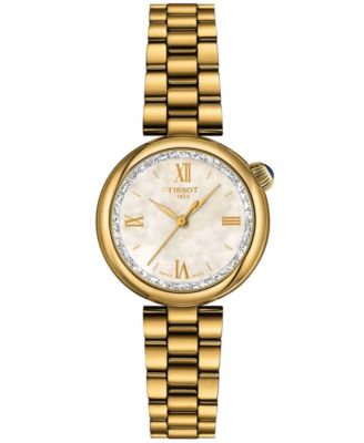 Tissot Женские часы Desir Quartz Gold Stainless Steel, 28mm