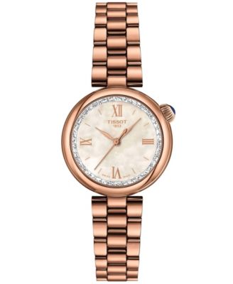 Tissot Women's Desir Quartz Rose Gold Stainless Steel Bracelet Watch 28mm