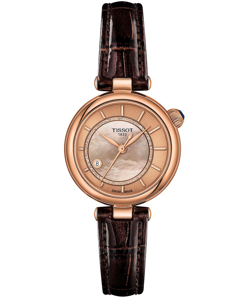 Tissot Женский Desir Automatic Rose Gold Stainless Steel Case Bracelet Watch 28mm