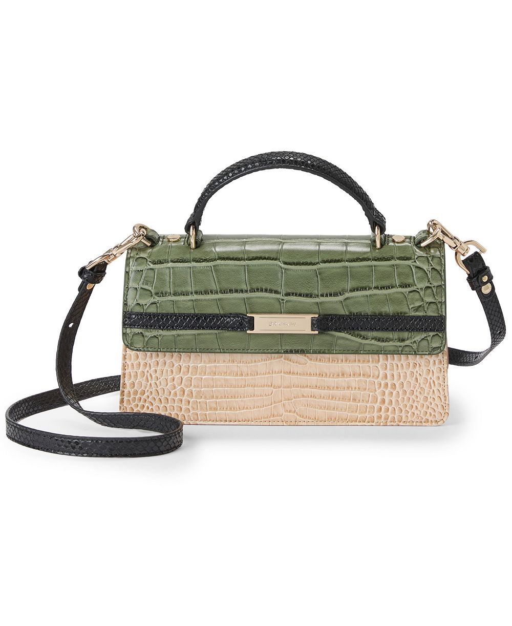 Сумка Brahmin Genie Hawthorn через плечо, маленький размер