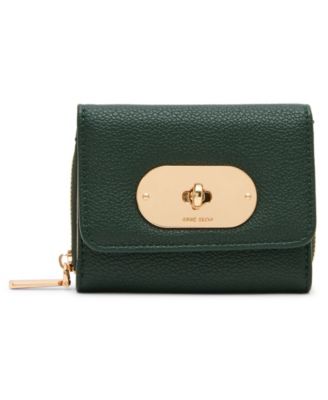 Anne Klein Boxed Compact Turn-Lock Trifold Wallet