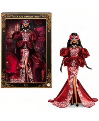Barbie 2026 Día De Muertos Collectible Doll with Satin Mermaid Dress and Removable Mask, Ages 6+