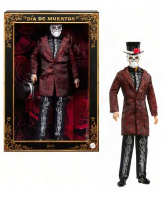 Barbie 2026 Día De Muertos Ken Fully Articulated Collectible Fashion Doll with Removable Mask and Hat, Ages 6+