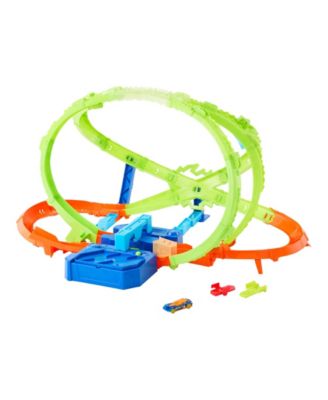 Игровой набор Hot Wheels трассы для трюков Hypersphere Crash Dual-Loop в масштабе 1:64