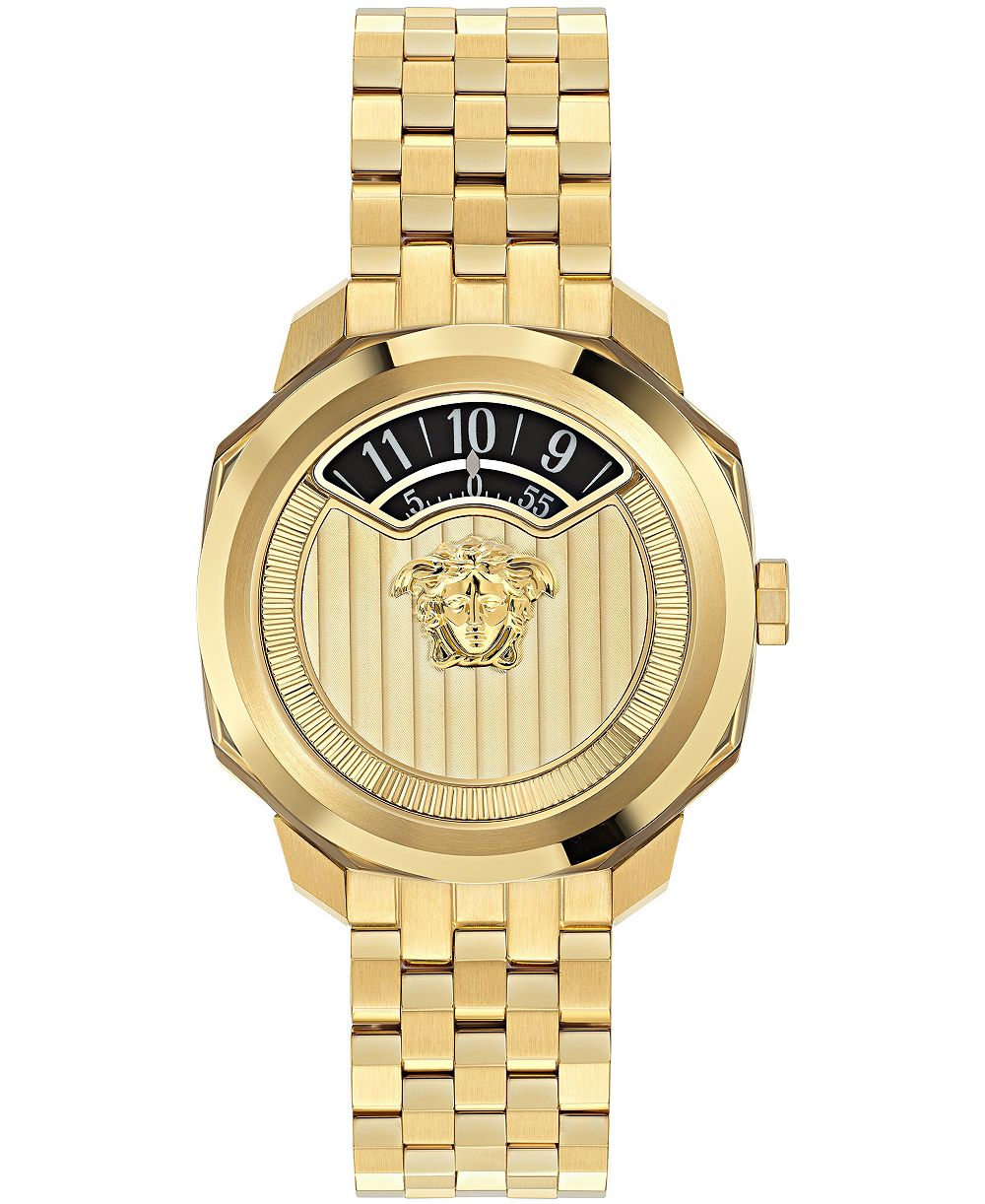 Женские часы Versace Dylos IP Gunmetal Stainless Steel Bracelet 39mm