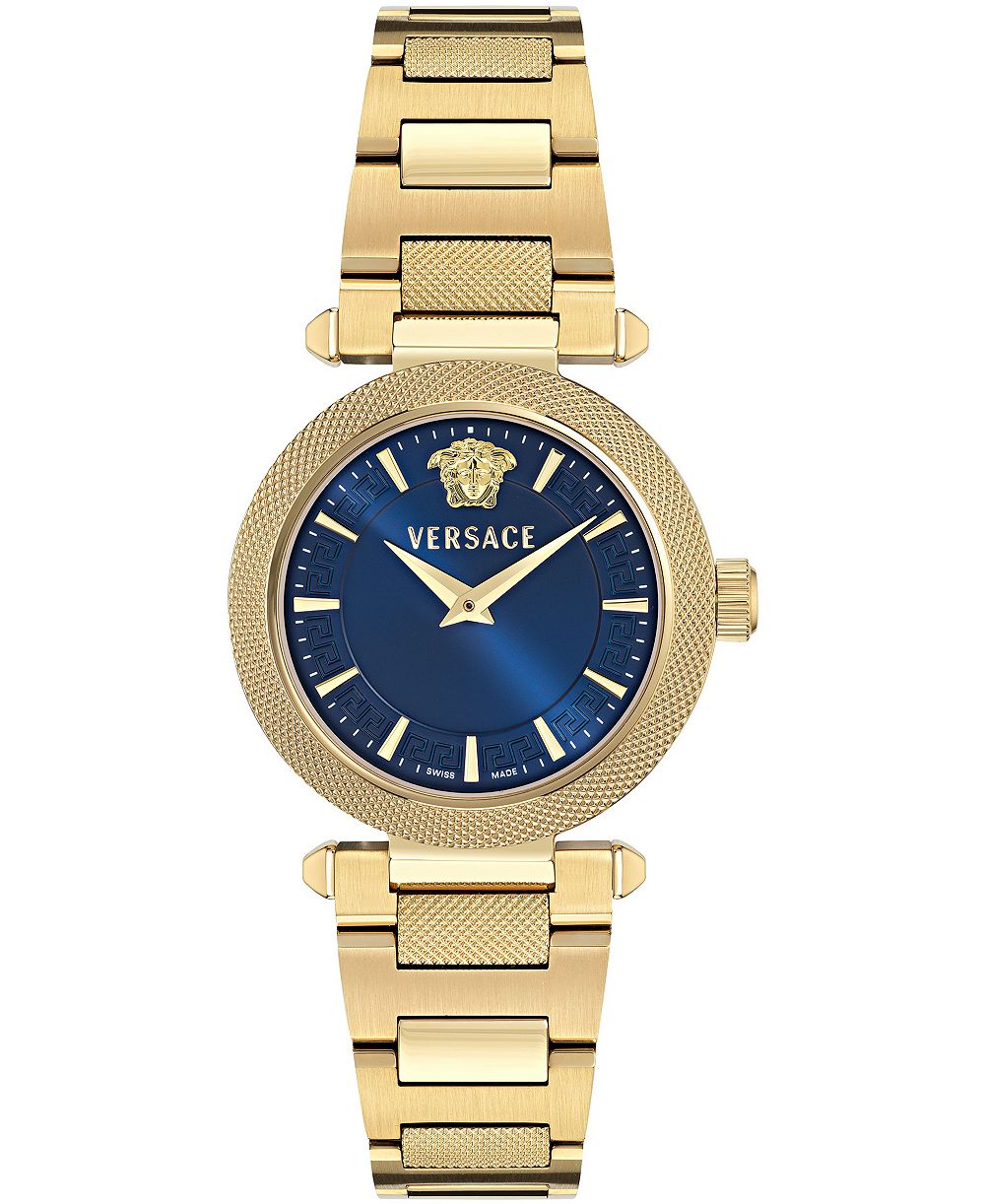 Женские наручные часы Versace V-Musa IP Yellow Gold Stainless Steel 35mm