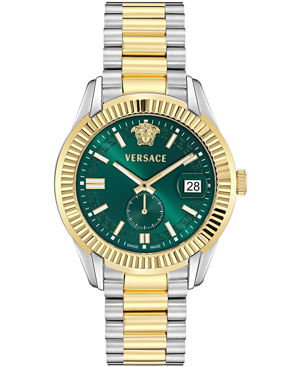 Мужские наручные часы Versace Apodis IP Yellow Gold из нержавеющей стали 41mm