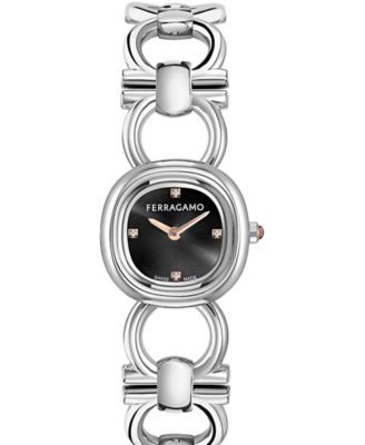 Ferragamo женские часы с серебряным нержавеющим стальным браслетом, 21 мм