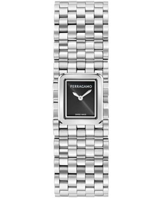 Ferragamo женские серебряные стальные браслет-часы 19 мм