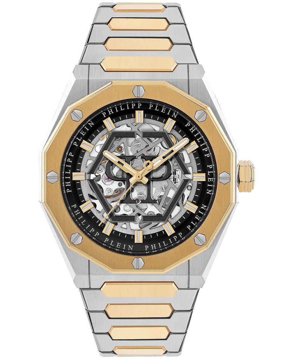 Philipp Plein Deluxe Men's Two-Tone Bracelet Watch 44mm