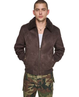 Levis Men's Faux Shearling Bomber Jacket