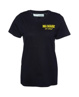 Pre-Owned Off-White Women's No Doubt Graphic Cotton T-Shirt