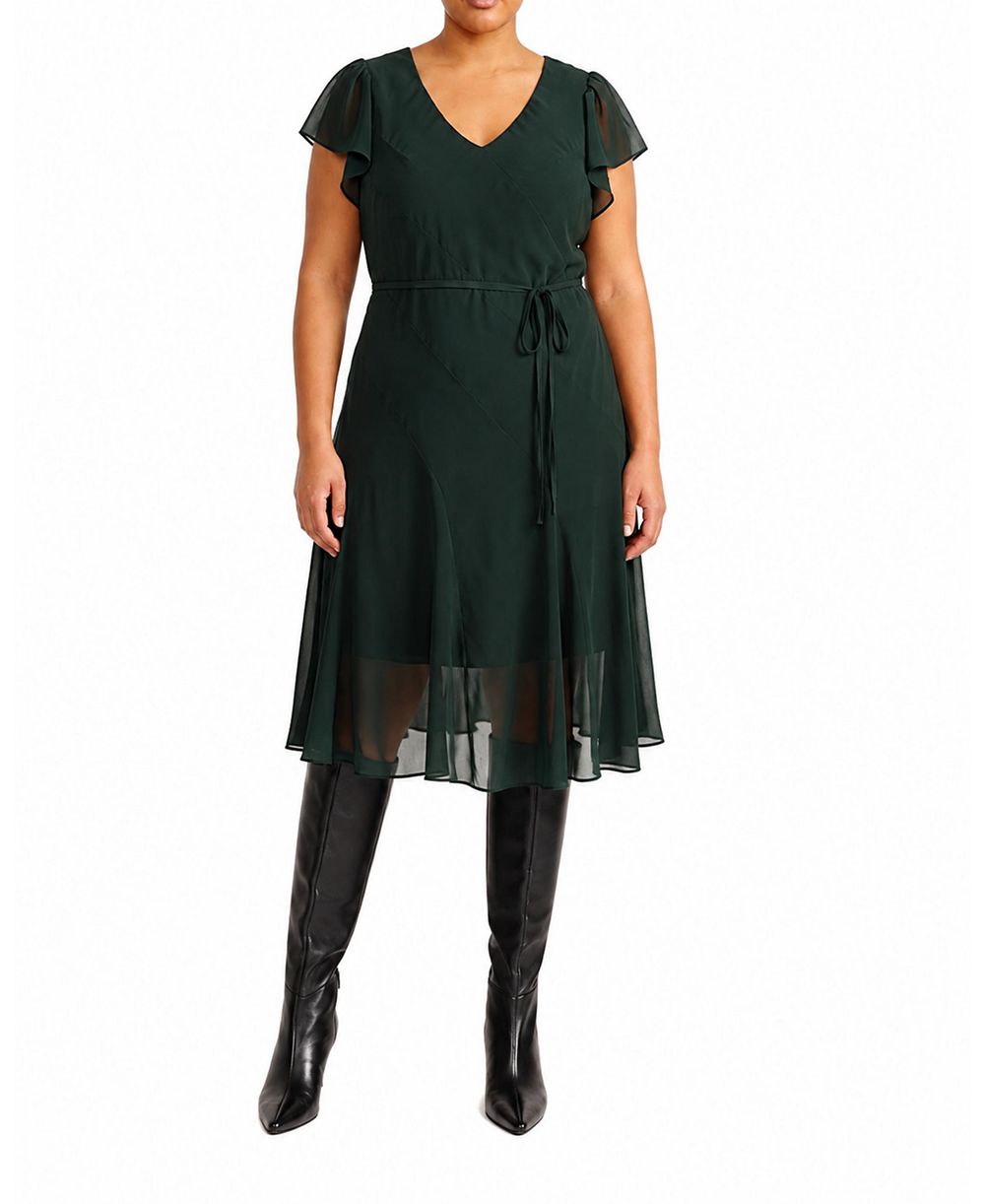 Universal Standard Plus Size шифоновое платье Seville