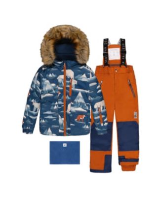 Deux par Deux Little and Big Boy's (6-14) Two Piece Play Snowsuit