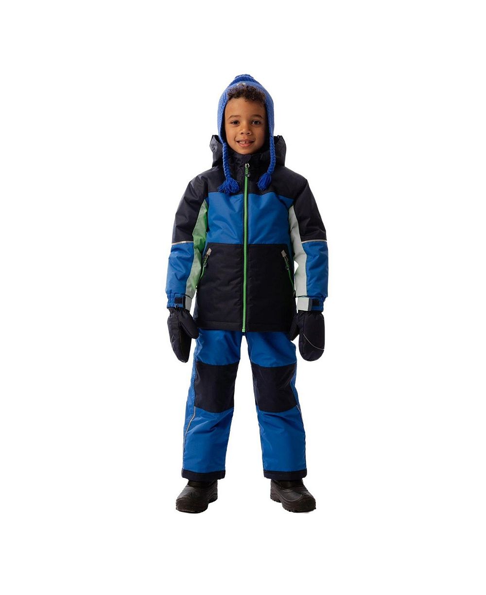 Deux par Deux Big Boys (6-14) Light Weight Two Piece Chill Snowsuit Royal