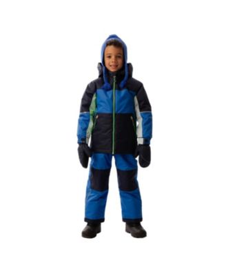 Deux par Deux Big Boys (6-14) Light Weight Two Piece Chill Snowsuit Royal