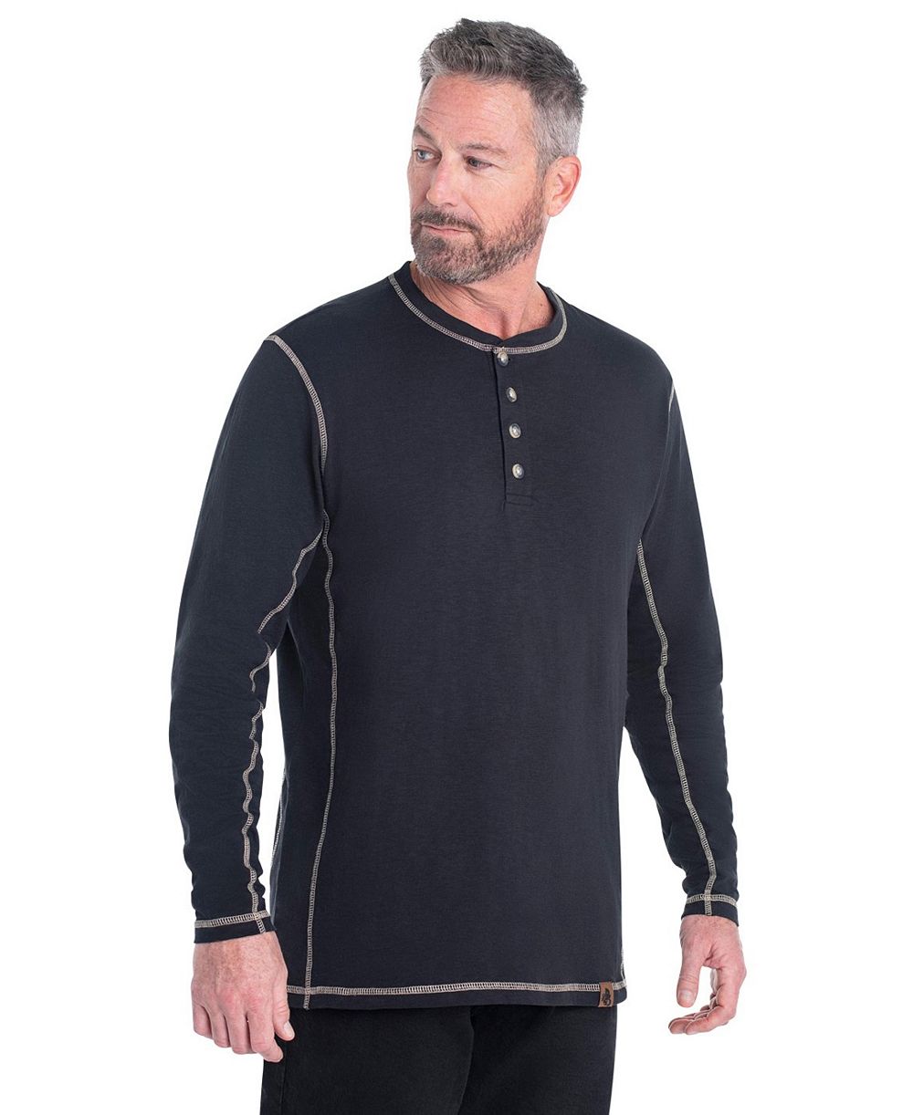 Мужская рубашка Henley с длинным рукавом Legendary Whitetails Maverick Slub