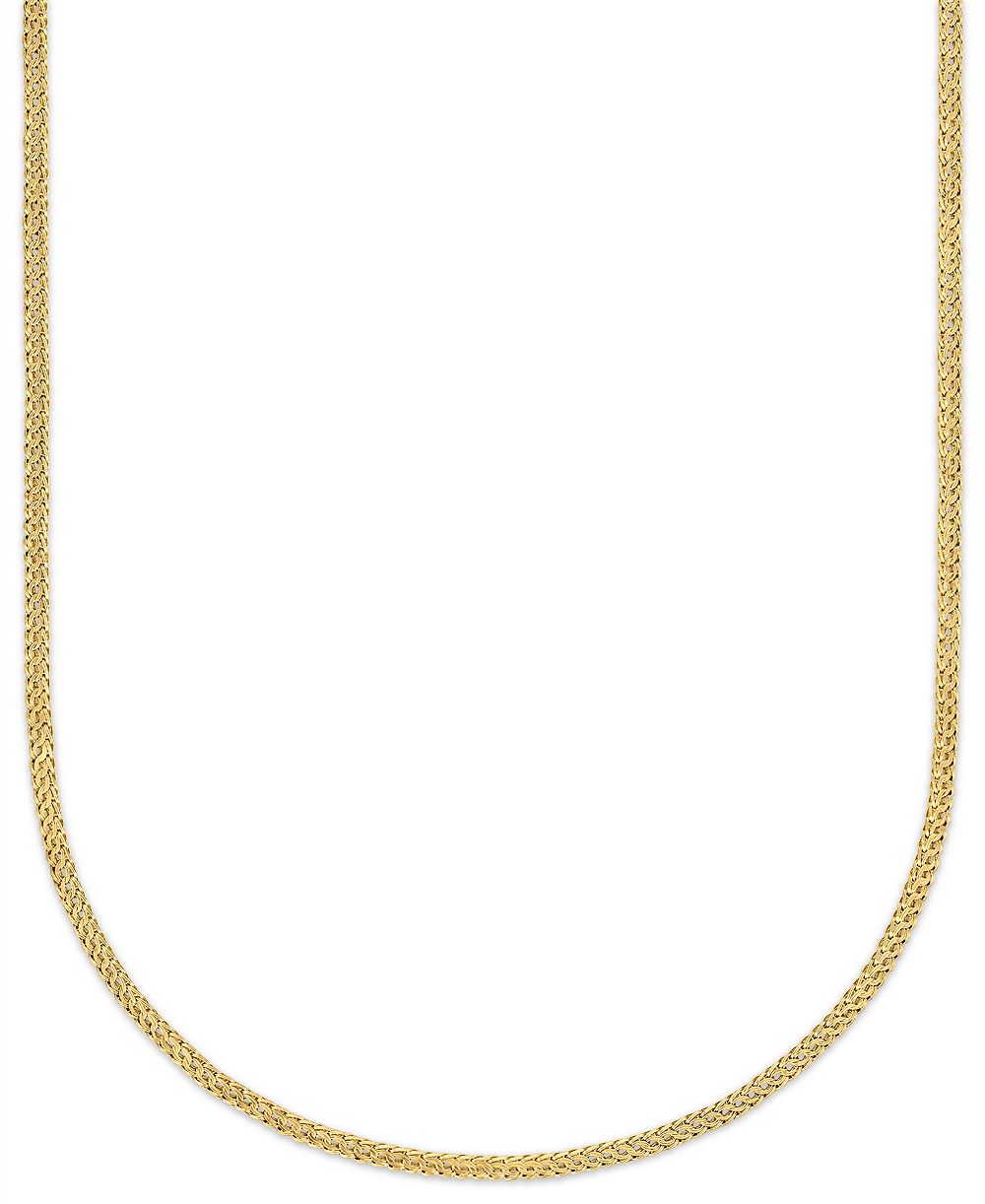 Цепочка с кулоном Macy's из желтого золота 14k