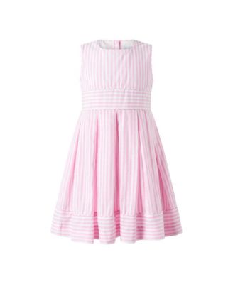Rachel Riley девочка 2-12 лет платье Oxford Pleated в пастельных тонах