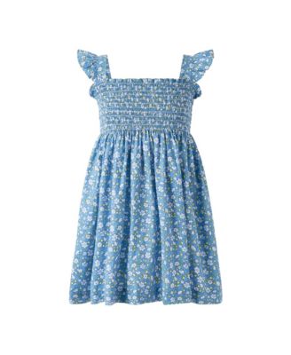 Платье Rachel Riley Girls 2-14 Ditsy Daisy Ruched