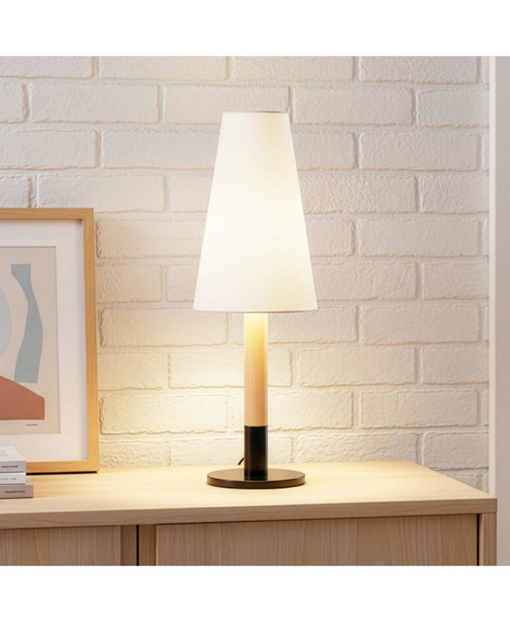Brightech Настольная LED лампа Arthur из металла и дерева с регулировкой яркости 19"