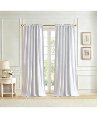 Штора для окон Lenox Imperial из искусственного шелка, блэкаут, с петлями и кулиской