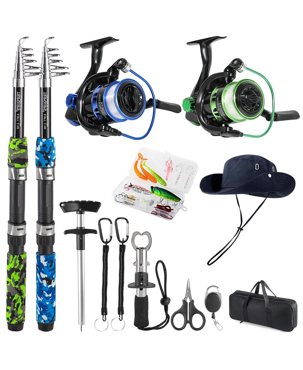 Комплект удочка-катушка AOFAR 6.9ft Telescopic Fishing Rod Reel