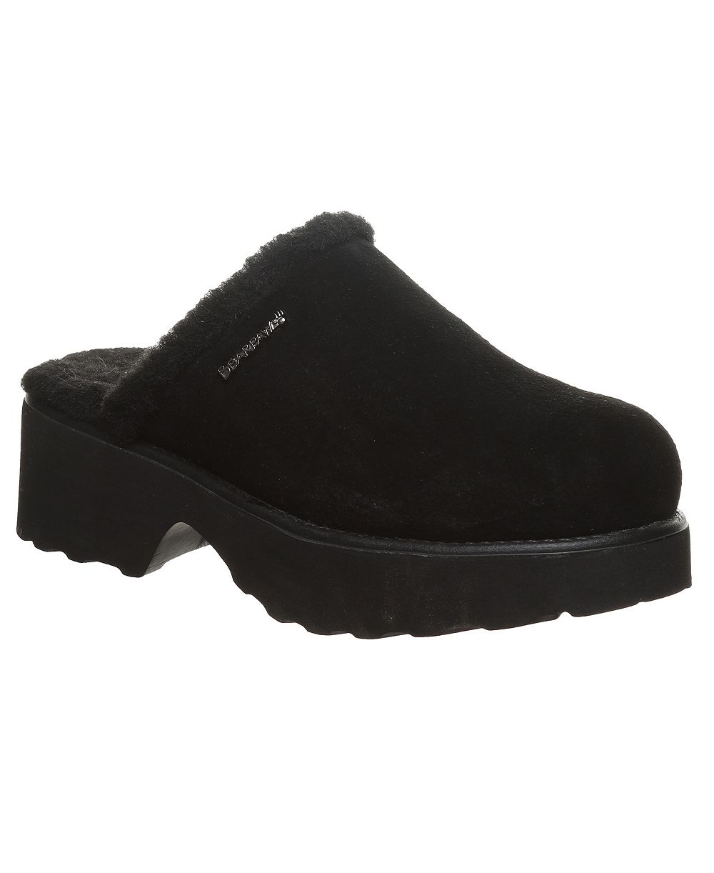 BEARPAW Women's Marnie Suede Slip-On Clogs