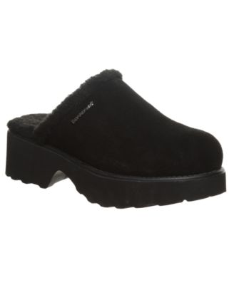 BEARPAW Women's Marnie Suede Slip-On Clogs
