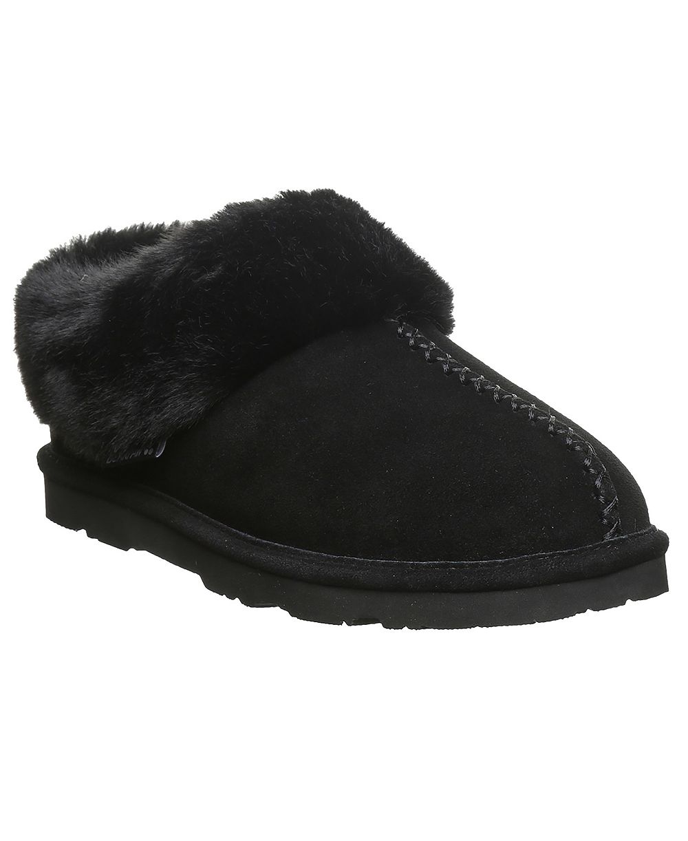 BEARPAW Women's Bella Suede Slip-On Slippers