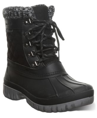 BEARPAW Women's Nadja Round Toe Wedge Boots