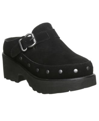 BEARPAW Women's Falyn Platform Buckle Clogs