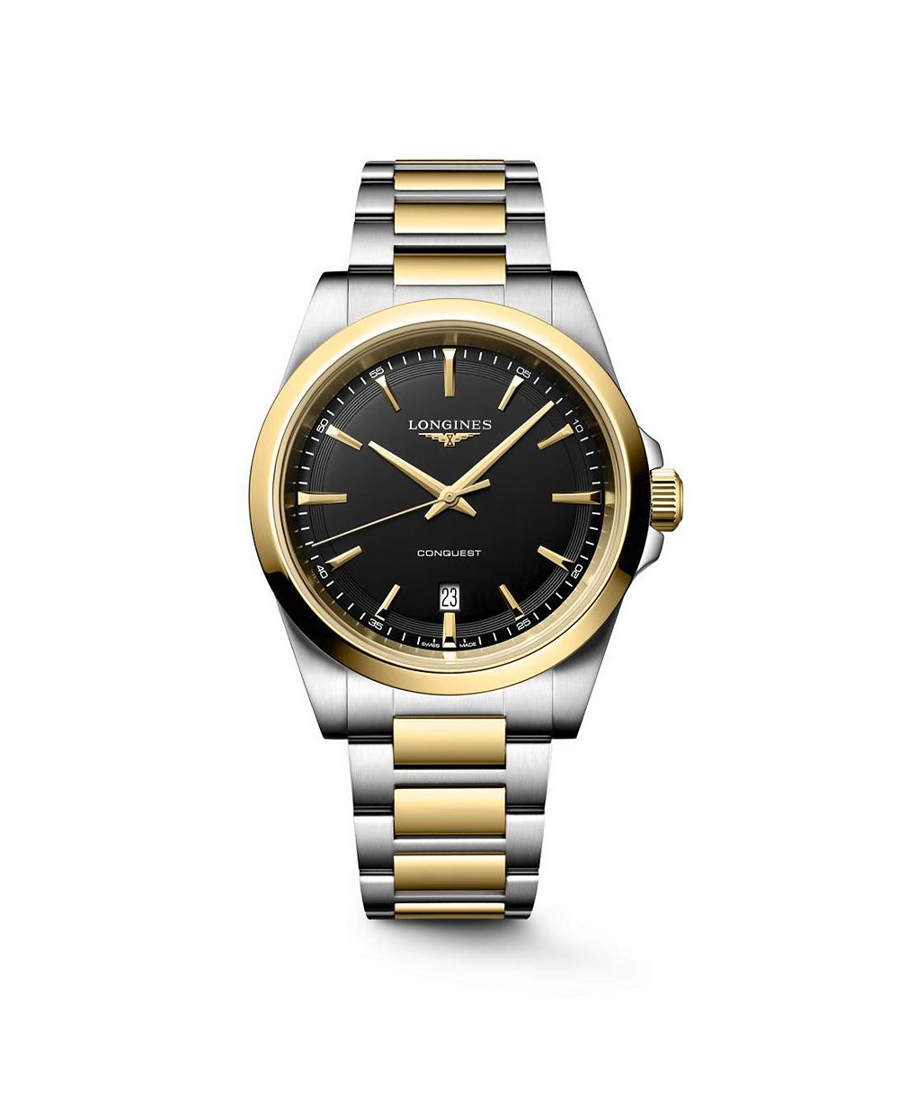 Мужские часы Longines Two-Tone PVD Stainless Steel Bracelet 41mm