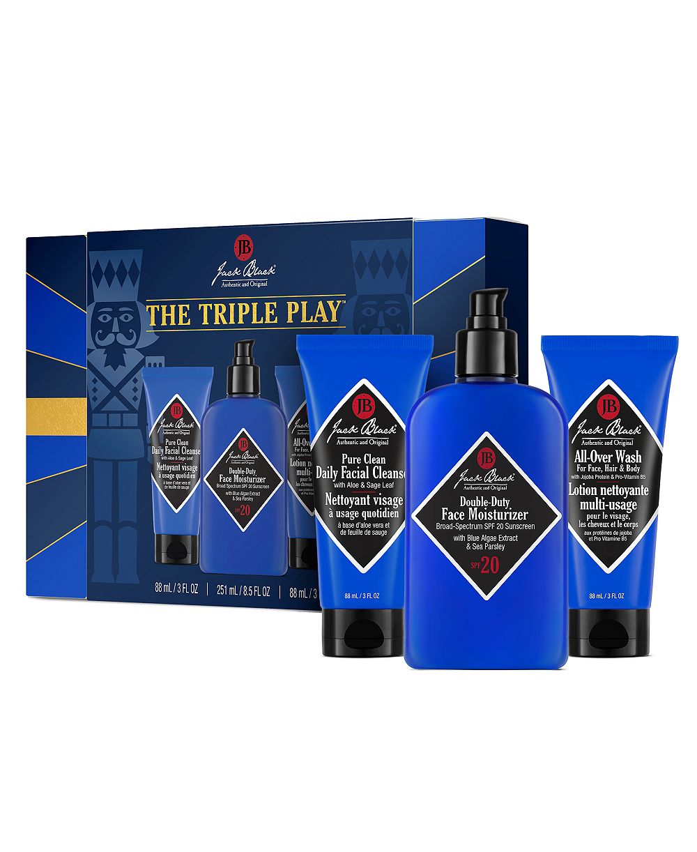 Jack Black подарочный набор из 3 средств The Triple Play для умывания