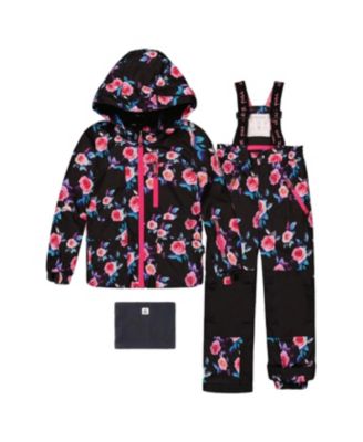 Deux par Deux комбинезон для малышей, 2T-5T, Rose Print, 2-piece