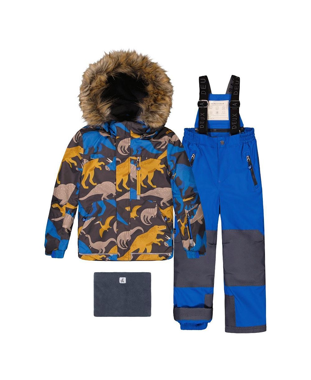 Deux par Deux детский костюм Dinosaur Print с брюками 2T-5T