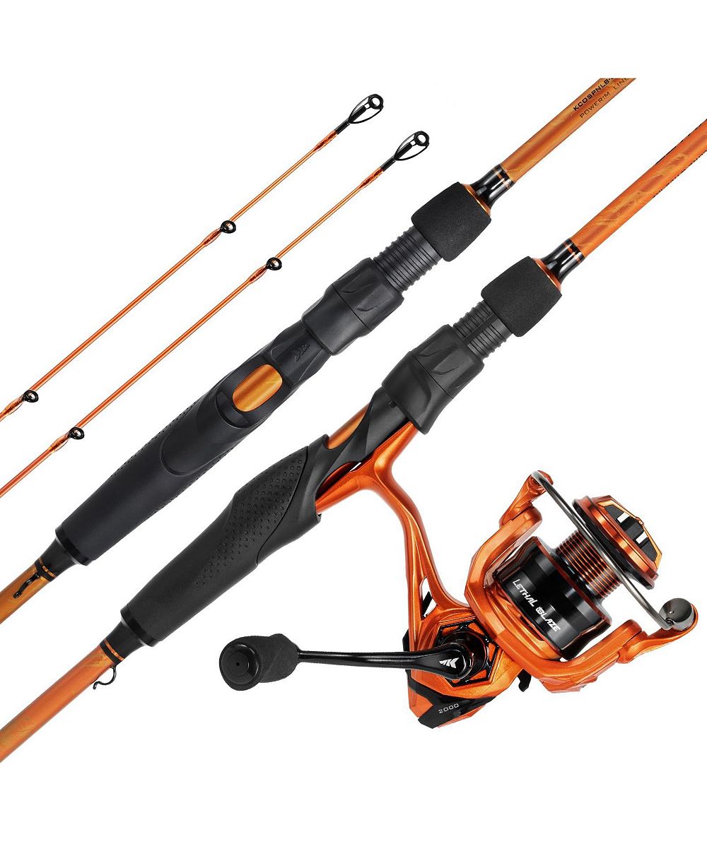 Удочка спиннинг AOFAR 7'4" 2pcs+extra Tip Lethal Blaze-tip IM6 Graphite