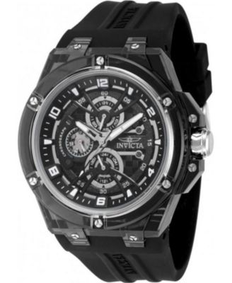 Invicta Мужские часы Racing Saphirex Quartz Chronograph с черным циферблатом