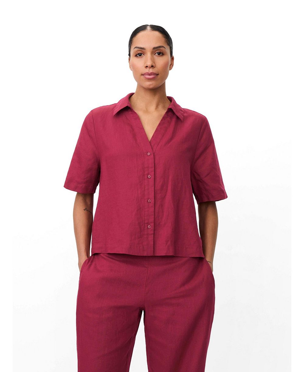 Женская льняная рубашка Masai Copenhagen Mairyssa Smock Back