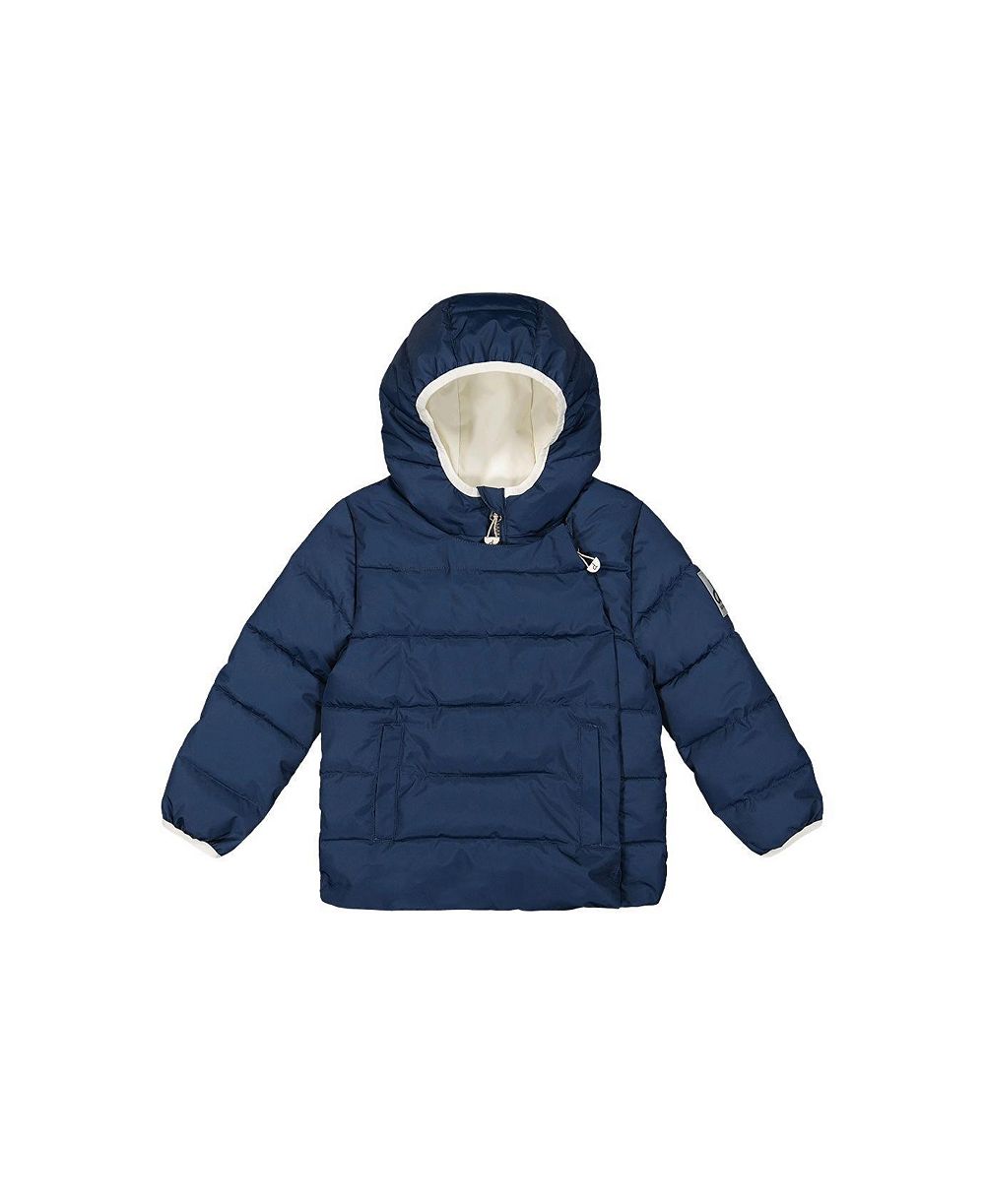Deux par Deux Toddler Unisex ( 2T TO 5T ) Winter Jacket Adapted for Car Seats Dark