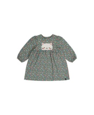 deux par deux женское хлопковое платье с принтом для девочек (6-8 лет)