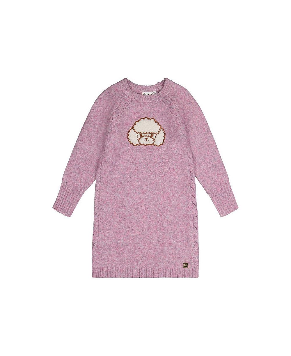 Deux par Deux вязаное платье Poodle для девочек (2T-5T)