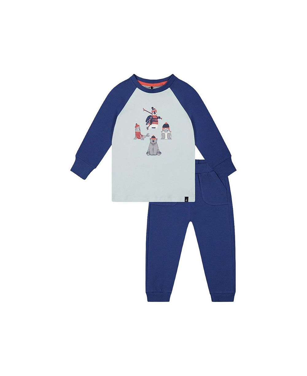 Детский комплект из футболки и брюк Deux par Deux для мальчиков (2T-4T) из хлопка