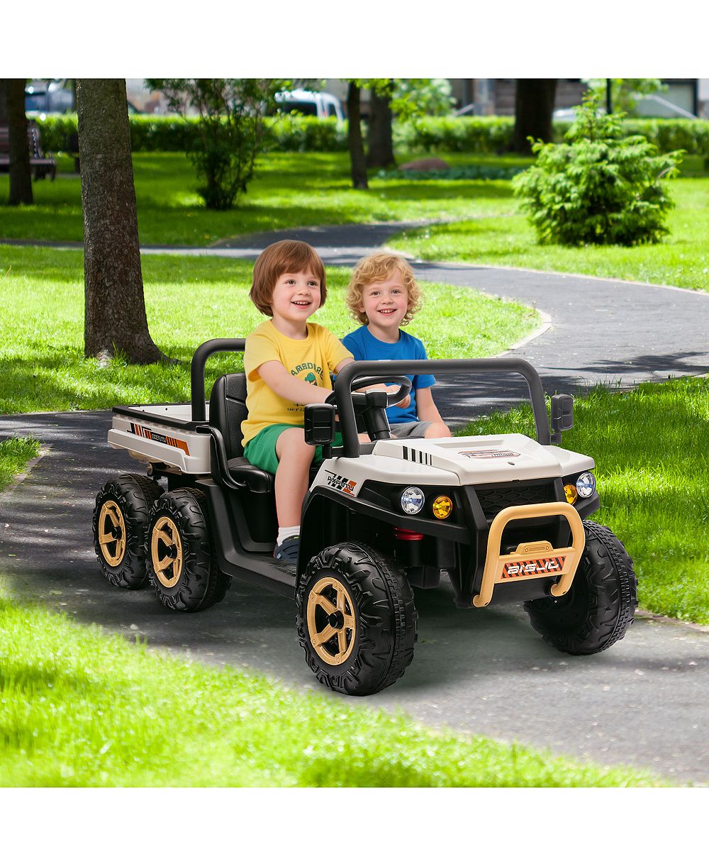 Детский электромобиль homfan Dump Truck 4WD с пультом управления, грузовик 24V