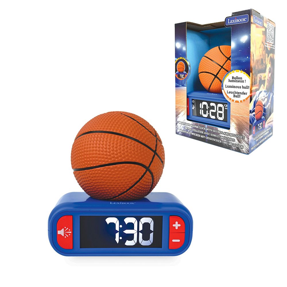 Будильник-ночник Lexibook RL800BA 7.17" H 3D Basketball Sound Effects