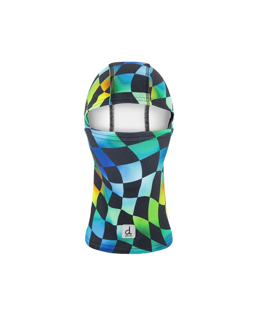 Deux par Deux детский балаклава Checkered Print Brushed Jersey