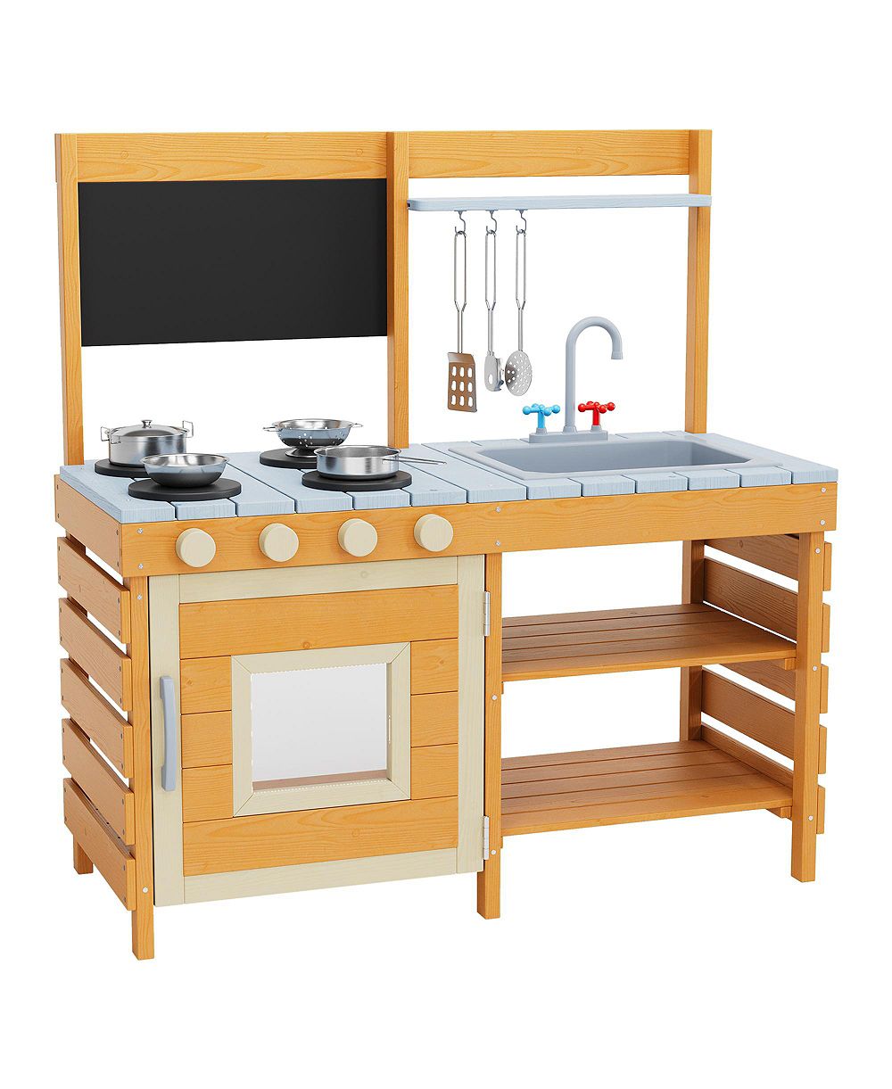 Детская игровая кухня homfan из дерева Fir Wood