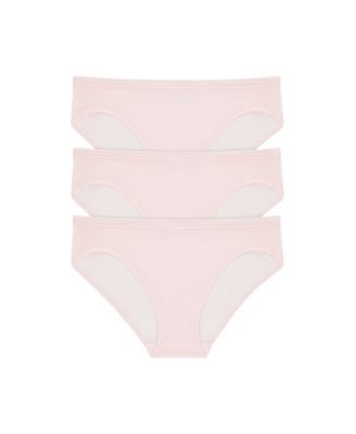 DKNY Sheer Stripe Low-Rise 3-Pack Bikini Panty