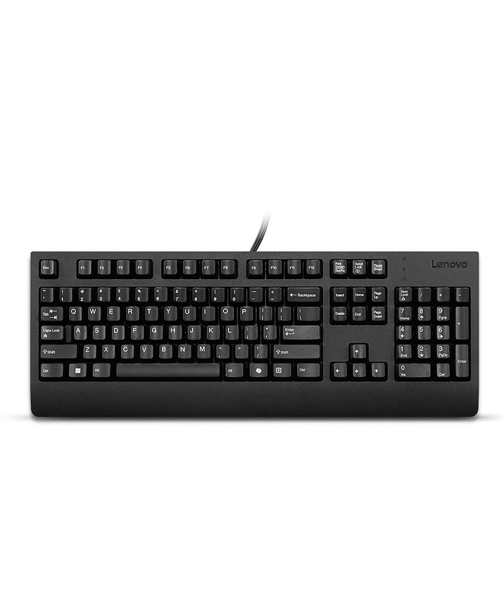 Lenovo Preferred Pro II Полноразмерная проводная USB клавиатура, совместимая с ThinkPad, ThinkCentre, ThinkStation