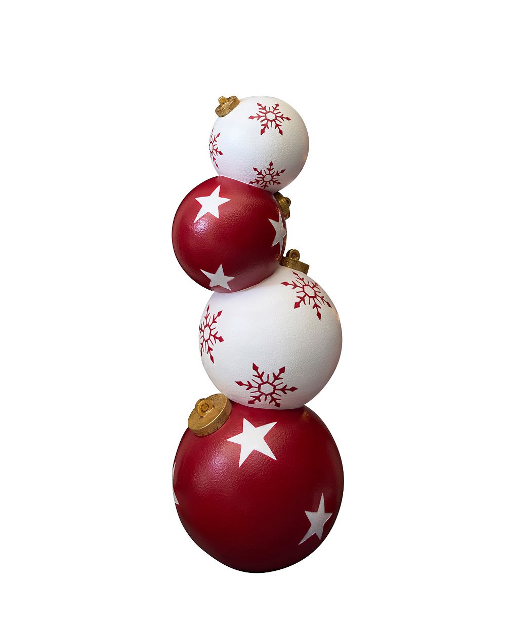 Balsam Hill Outdoor Stacked Christmas Ornaments